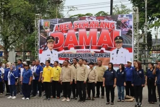 Semarang Guyub dan Damai,Polri dan Masyarakat Wujudkan Kondusifitas Melalui Apel Semarang Damai