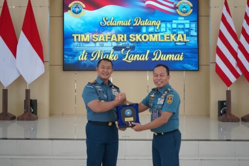 Lanal Dumai Ikuti Sosialisasi Aplikasi Trisula&Matros dari Tim Skomlekal Mabesal Demi Sistem Aman