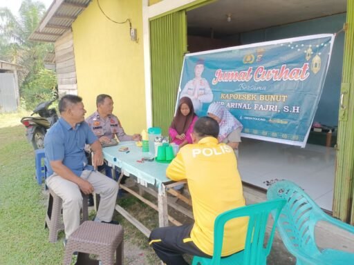 Polsek Bunut Terima Curahat Emak-emak