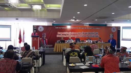 Lewat Rakerda III, DAD Kota Pontianak Rumuskan Langkah Strategis Lestarikan Adat Dayak