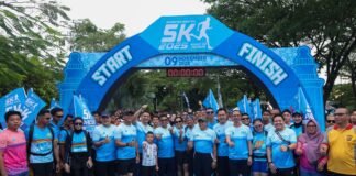 Gubernur Andra Soni Lepas 1.200 Peserta Lomba Lari Ekbispar Banten 5K 2025