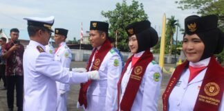Danlanal Dabo Singkep Hadiri Upacara Hari Pahlawan Nasional 2025 Di Gedung Nasional Dabo Singkep