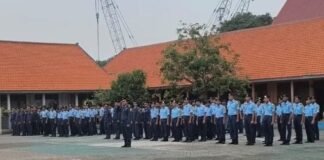 Satdik-Satdik Cabang Surabaya Gelar Upacara Hari Pahlawan