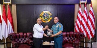 Komandan Kodaeral IX Ambon Terima Courtesy Call Delegasi Pertamina SKK Migas