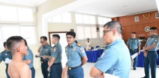 Danlanal Sabang Pimpin Sidang Pantukhirda Caba PK TNI AL Gel. II&Cata PK TNI AL Gel. III TA. 2025