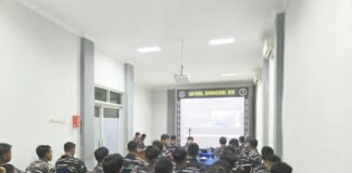 Tatap Muka Virtual Komandan Kodaeral X Dan Prajurit Jalasena Satrol Kodaeral X Di Daerah Operasi