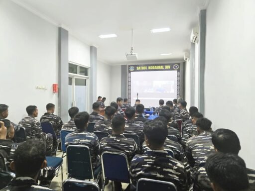 Tatap Muka Virtual Komandan Kodaeral X Dan Prajurit Jalasena Satrol Kodaeral X Di Daerah Operasi