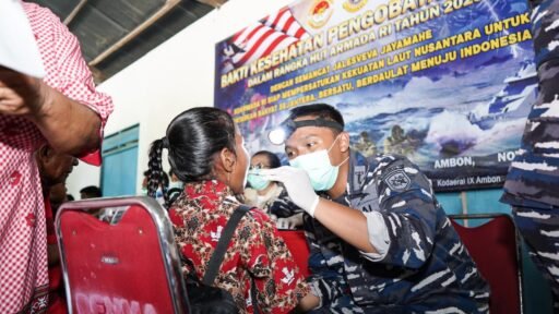 Peringati Hari Armada RI 2025, Kodaeral IX Gelar Bakkes Dan Komsos Di Seram Utara Maluku Tengah
