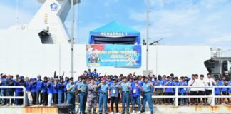 Kodaeral I Sambut Pangkoarmada RI&Gelar Lomba Dayung Sampan Tradisional Dalam HUT Armada RI Keke