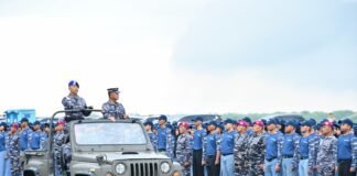 Danlanal Sabang Hadiri Upacara Pembukaan dan Pelepasan KKRI di KRI Semarang-594