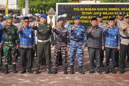 Perkuat Sinergitas TNI-Polri, Lanal Dumai Apel Gelar Pasukan Operasi Zebra Lancang Kuning 2025