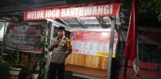 Kapolresta Hadiri Peresmian Pos Kamling Merah Putih Sempu