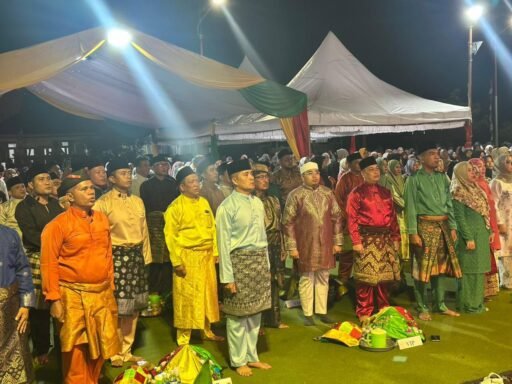 Danlanal Dabo Singkep Hadiri Upacara Hari Jadi Kabupaten Lingga Ke-22 Tahun 2025