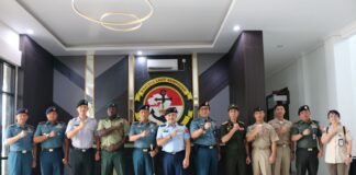 Lanal Bintan Terima Kunjungan Audiensi Mahasiswa Manca Negara Universitas Pertahanan RI