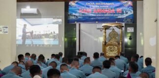Dankodaeral IX Tinjau MBG Yayasan Hang Tuah Cabang Ambon&Gelar Doa Bersama Jelang Hari Armada RI