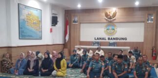Jelang HUT Armada RI Ke-80 Tahun 2025, Prajurit Lanal Bandung Gelar Doa Bersama