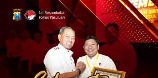 Satresnarkoba Polres Pasuruan Raih Dua Penghargaan Polda Jatim dalam Operasi Tumpas Semeru 2025