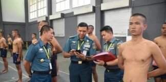 Danlanal Sabang Hadiri Pantukhir Pusat Caba Pria&Wanita Gel II&Cata PK Gel III Di Lapetal Malang