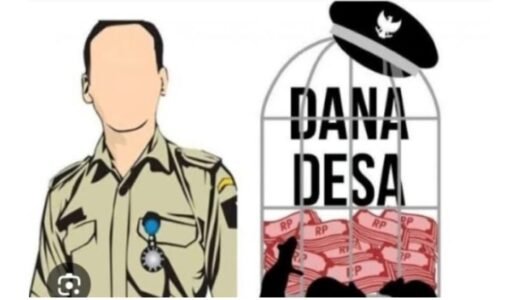 Diduga, penyelewengan angaran DD desa karta dewa 2023.