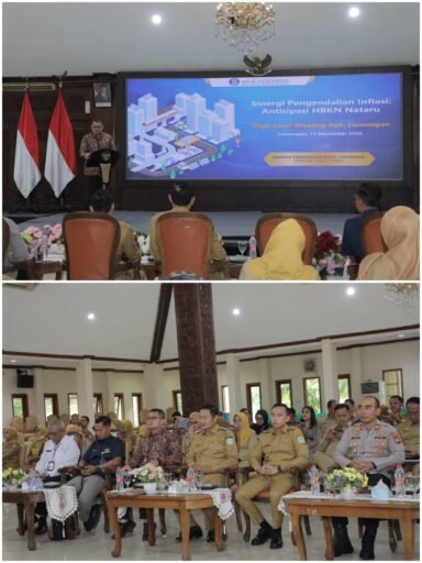 Wakapolres Lamongan Hadiri High Level Meeting Pengendalian Inflasi Jelang Natal /Tahun Baru 2026
