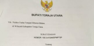 Edaran Penutupan THM di Toraja Utara, Bupati: Yang Tidak Berizin Saja, Jangan Juga Kita Batasi