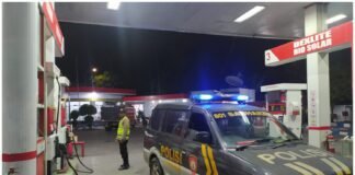 Kapolsek Ngimbang Gelar Patroli Blue Light Siskamtibmas Guna Cegah Dan Tangkal Kriminalitas