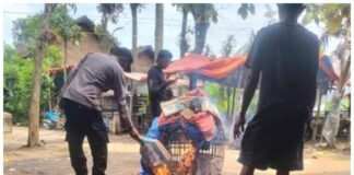 Polsek Ngronggot dan Resmob Polres Nganjuk Bongkar Lokasi Diduga Arena Sabung Ayam