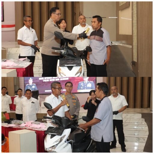 Polda Jatim Kembalikan Motor kepada Pemiliknya Usai Ditemukan Saat Operasi Sikat Semeru 2025