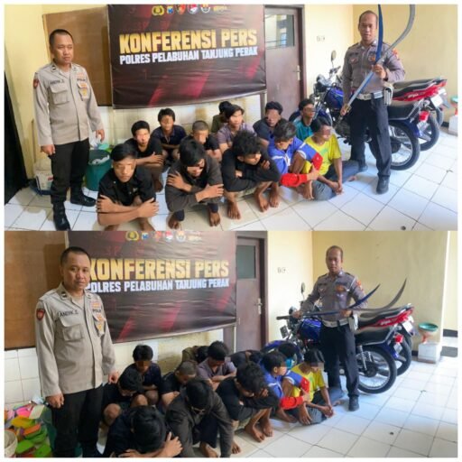 Polsek Kenjeran Gagalkan Aksi Tawuran di Jalan Pogot, 12 Remaja Diamankan