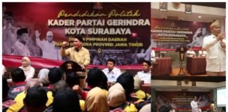 Gerindra Surabaya Gelar Retreat ; Wujudkan Program Presiden Prabowo .