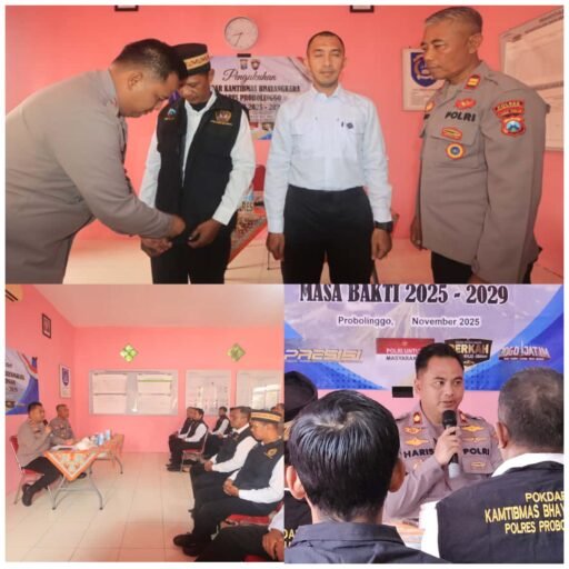 Polres Probolinggo Kukuhkan Pokdar Kamtibmas