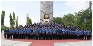 Sambut HUT Korpri ke-54, ASN Polda Jatim Ziarah ke TMP