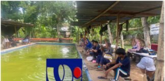 Kapenrem 081/DSJ Mancing Bareng dengan Insan Media di Kota Madiun
