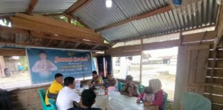 Melalui Kegiatan Jumat Curhat, Kapolsek Bunut Ajak Masyarakat Jaga Kamtibmas.