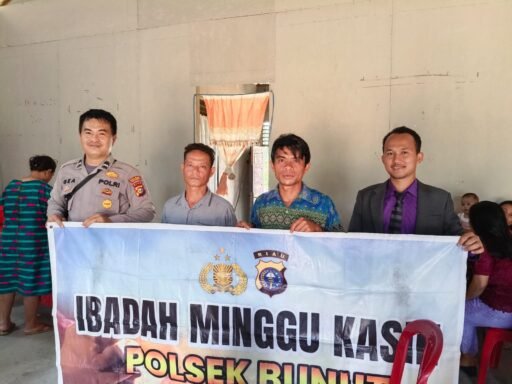 Minggu Kasih Polsek Bunut di GPDI : Perkuat Iman dan Kamtibmas
