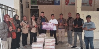 KETUA KWARDA SUMATERA UTARA ANTAR LANGSUNG BANTUAN UNTUK KORBAN BANJIR DAN LONGSOR DI EMPAT DAERAH