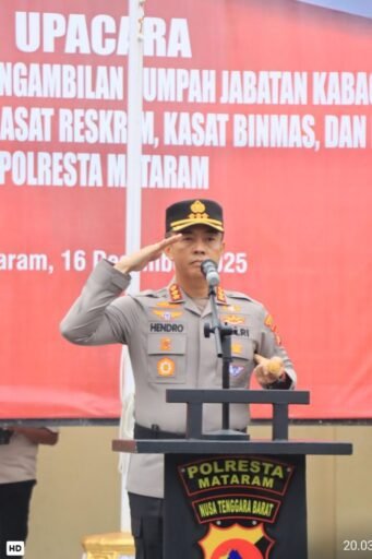 Kapolresta Mataram Pimpin Sertijab PJU, Dorong Peningkatan Kamtibmas dan Pelayanan Publik