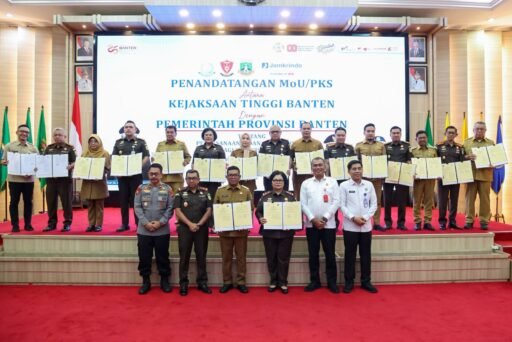 Pemprov Banten dan Kejati Tandatangani Kerja Sama Pelaksanaan Pidana Kerja Sosial