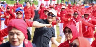 Hadiri Gebyar Hateri, Wagub Banten Ajak Warga Rutin Lakukan Senam