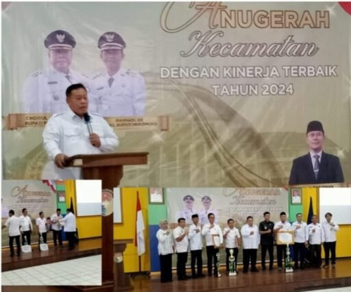 H. Chairul Huda SH,” Bupati Mukomuko Reward Kepada Kecamatan Terbaik Di Kabupaten