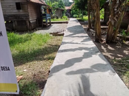 Jalan Setapak Sudah Terealisasi Masyarakat Ucapkan Terimakasih Kepada Pemdes Tanah Abang Selatan