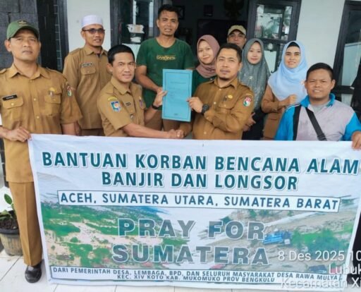 Camat XIV Koto Galang Solidaritas bagi korban Sumatera, Batuan Bencana diserahkan ke Pemda.
