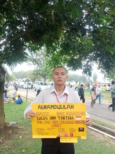 Anak dari Desa terpencil Lulus Murni Menjadi TNI AD, Bukti nyata dan Doa Kedua Orang Tua.