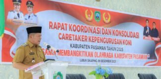 Pemkab Pasaman Tekankan Penguatan KONI 2025–2029:“Bersama Membangkitkan Prestasi Olahraga Pasaman”