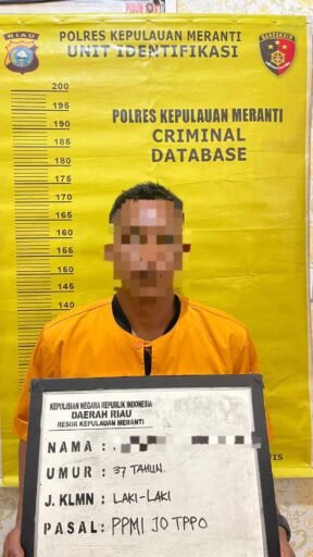 Reskrim Kep. Meranti Berhasil mengamankan Diduga pelaku Kasus Tindak pidana perdagangan orang TPPO