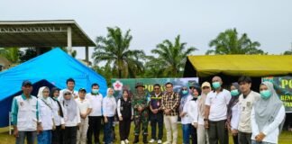 Kodim 0428/MM Gelar Latihan Simulasi Penanggulangan Bencana Guna Tingkatkan Ke Siap siagaan.