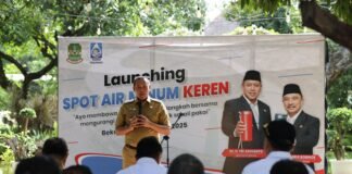 Pemerintah Kota Bekasi Bersama Perumda Tirta Patriot Luncurkan _Spot Air Minum Keren_