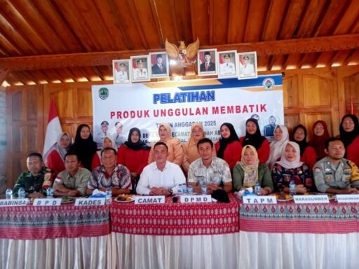 Pemdes Raja Gelar Pelatihan Produk Unggulan Membatik Tahun Anggaran 2025