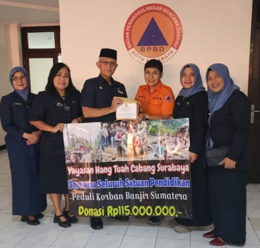 Yayasan Hang Tuah Cabang Surabaya Salurkan Donasi Rp115 Juta untuk Korban Banjir Sumatera