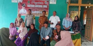 Penyaluran Bantuan Langsung Tunai Dana Desa (BLT-DD) Desa Gunung Alam TA.2025 Berjalan Lancar.